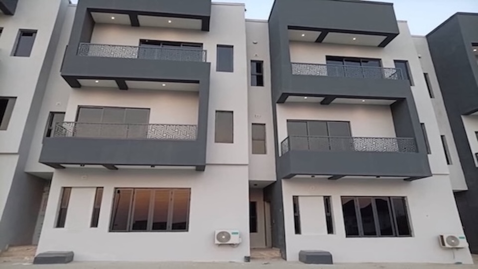 Completed Andrews Terraces apartment residences in Guzape, Abuja